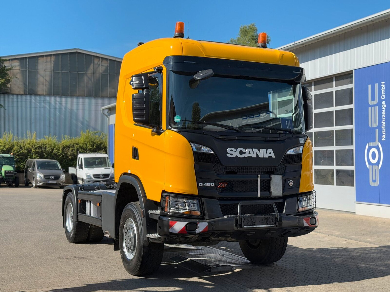 Scania G450 XT 4x4 Euro 6 SZM Kipphydraulik Blatt/ Luft - Тягач: фото 1 Scania G450 XT 4x4 Euro 6 SZM Kipphydraulik Blatt/ Luft - Тягач: фото 1