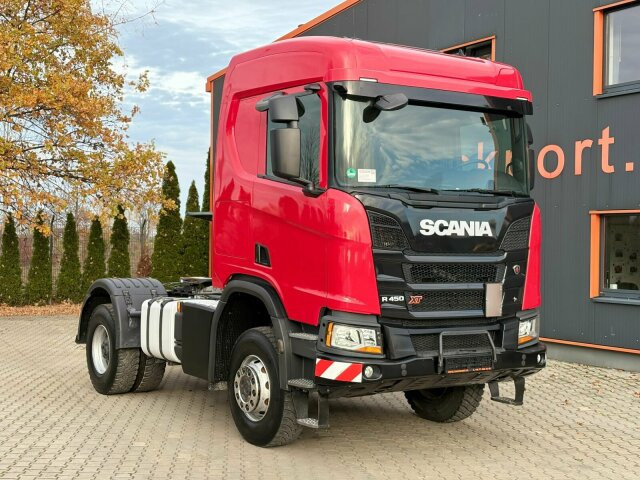 Scania R450 4x4 Euro 6 SZM Kipphydraulik Blatt/ Blatt - Тягач: фото 1 Scania R450 4x4 Euro 6 SZM Kipphydraulik Blatt/ Blatt - Тягач: фото 1