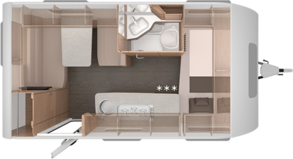 Knaus Südwind 420 QD 60 YEARS Kühlschrank 142l - Прицеп дача: фото 2 Knaus Südwind 420 QD 60 YEARS Kühlschrank 142l - Прицеп дача: фото 2
