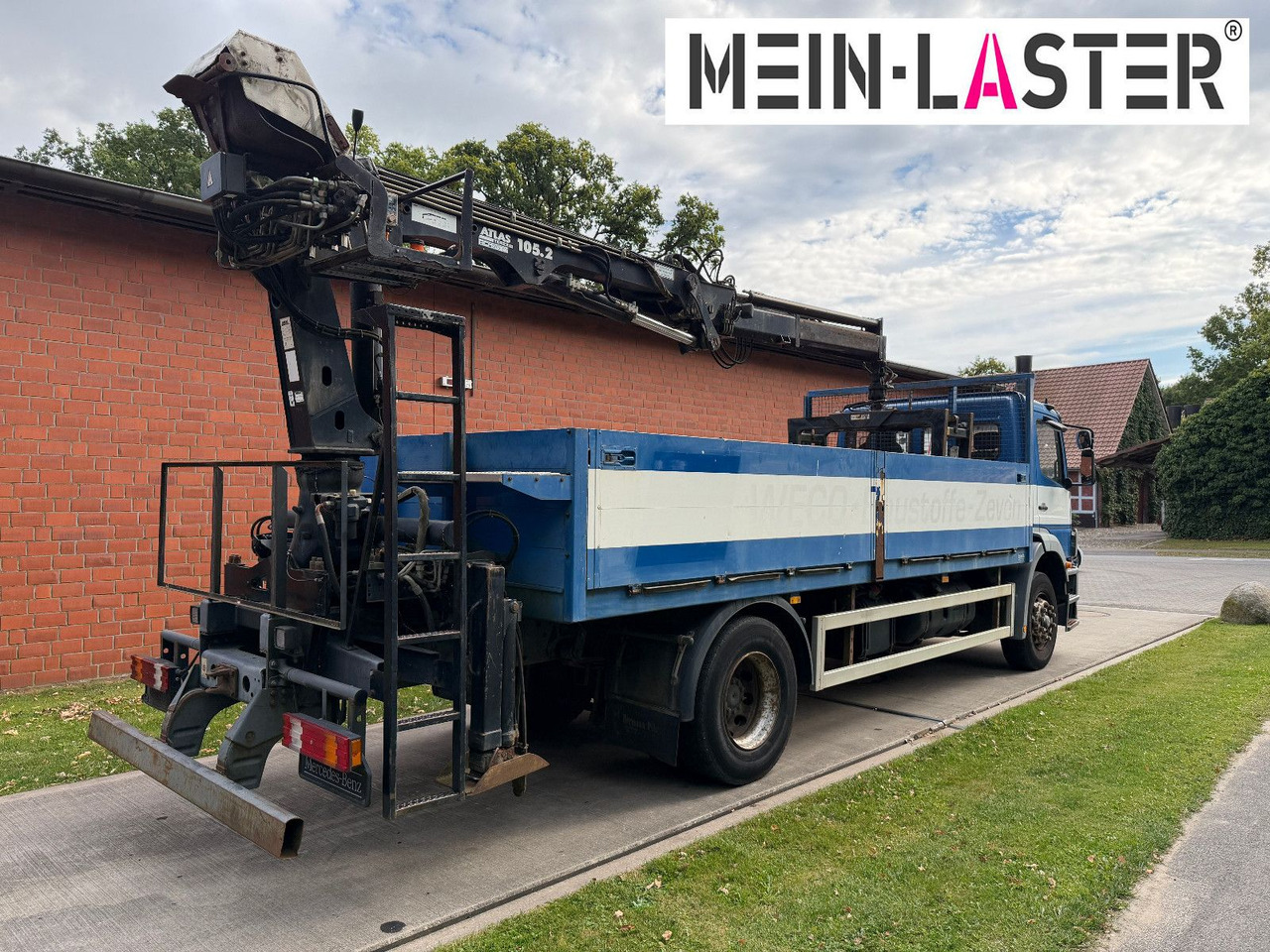 Mercedes-Benz 1823 Atego Atlas 105.2 1.Hand nur 226.000 km - Грузовик бортовой/ Платформа, Автоманипулятор: фото 5 Mercedes-Benz 1823 Atego Atlas 105.2 1.Hand nur 226.000 km - Грузовик бортовой/ Платформа, Автоманипулятор: фото 5