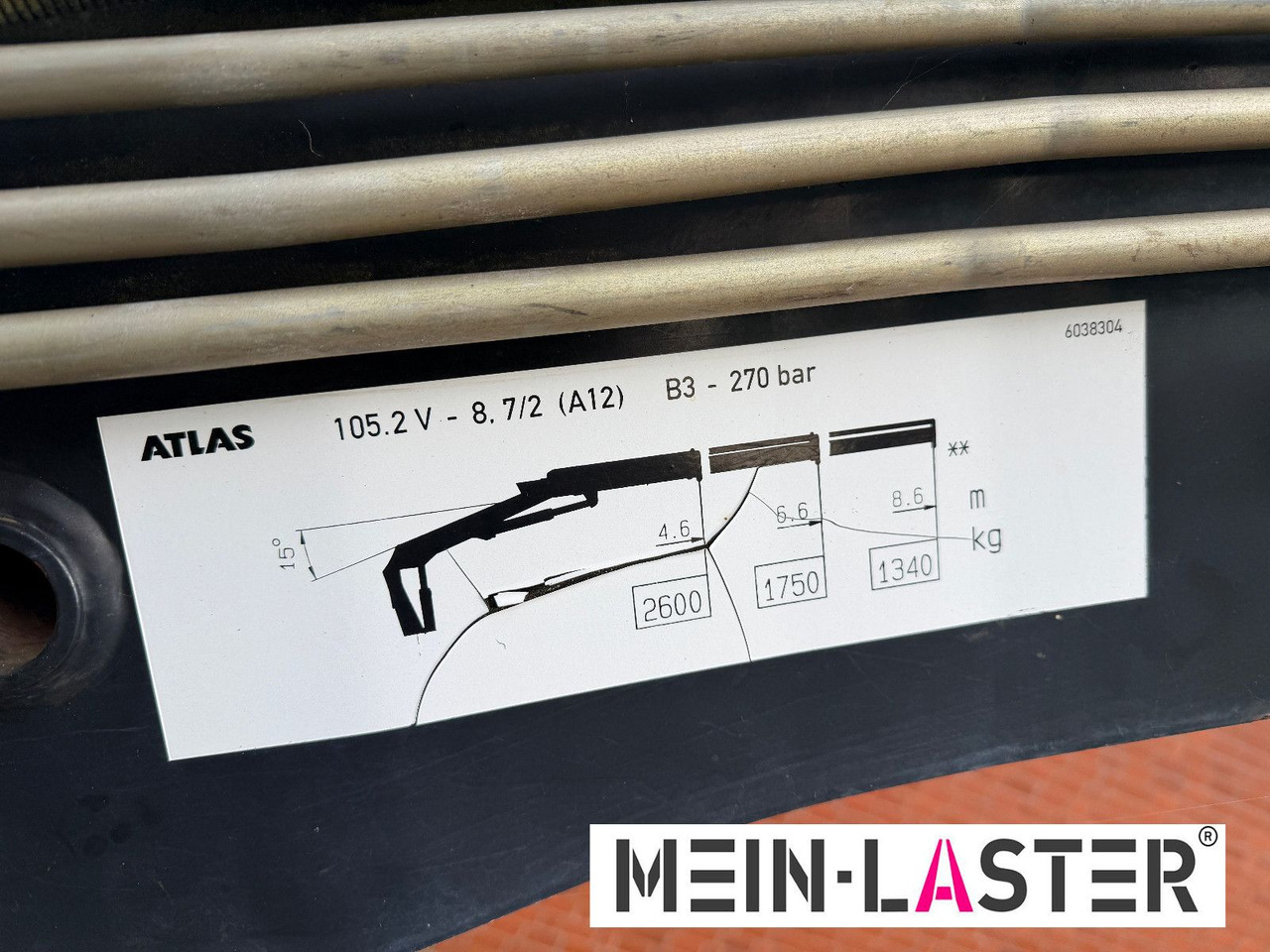 Грузовик бортовой/ Платформа, Автоманипулятор Mercedes-Benz 1823 Atego Atlas 105.2 1.Hand nur 226.000 km: фото 17 Грузовик бортовой/ Платформа, Автоманипулятор Mercedes-Benz 1823 Atego Atlas 105.2 1.Hand nur 226.000 km: фото 17