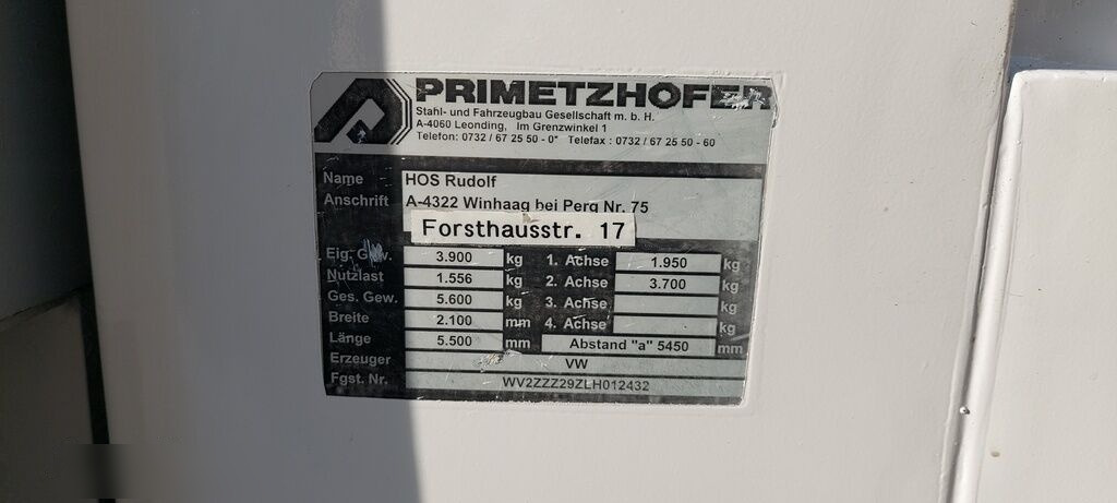 Грузовик-цистерна для транспортировки топлива Volkswagen LT55 HOLZMANN Inox: фото 49