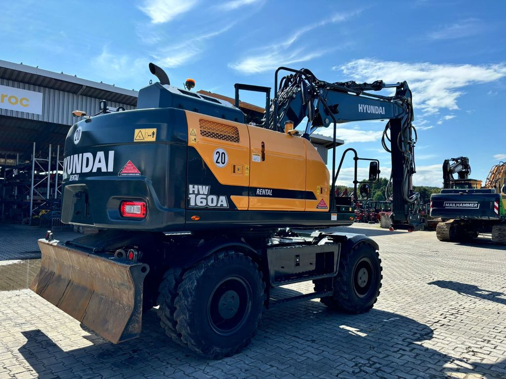 Hyundai HW160A Hyundai HW160A - Колёсный экскаватор: фото 3 Hyundai HW160A Hyundai HW160A - Колёсный экскаватор: фото 3