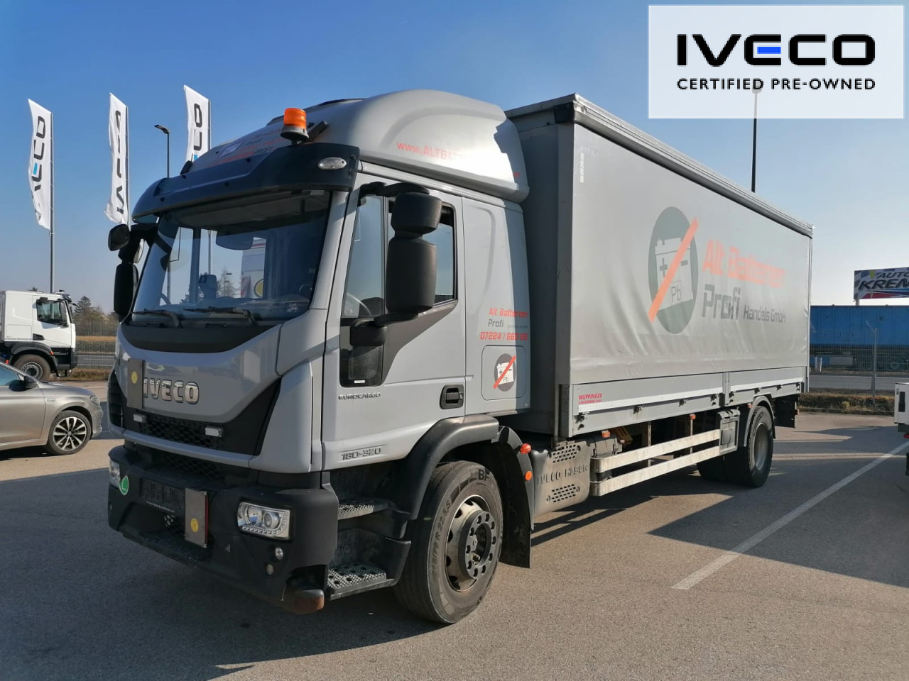 IVECO Eurocargo ML180E32/PEVI_C Euro6 Klima Luftfeder ZV - Тентованный грузовик: фото 1 IVECO Eurocargo ML180E32/PEVI_C Euro6 Klima Luftfeder ZV - Тентованный грузовик: фото 1
