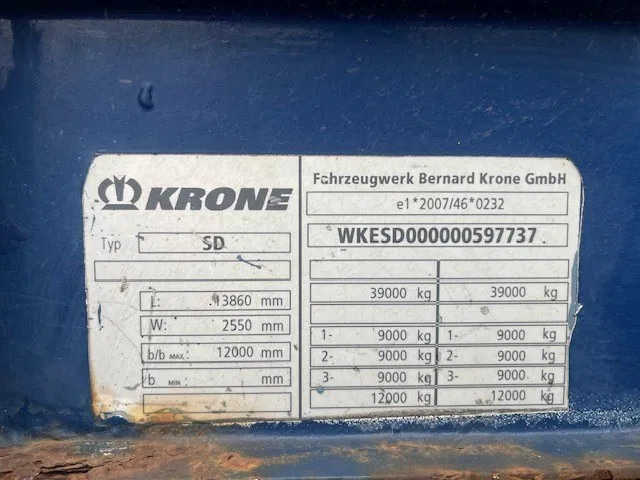 Krone 2013 XL Krone mega schuifzeil trailer - Полуприцеп-фургон: фото 3 Krone 2013 XL Krone mega schuifzeil trailer - Полуприцеп-фургон: фото 3