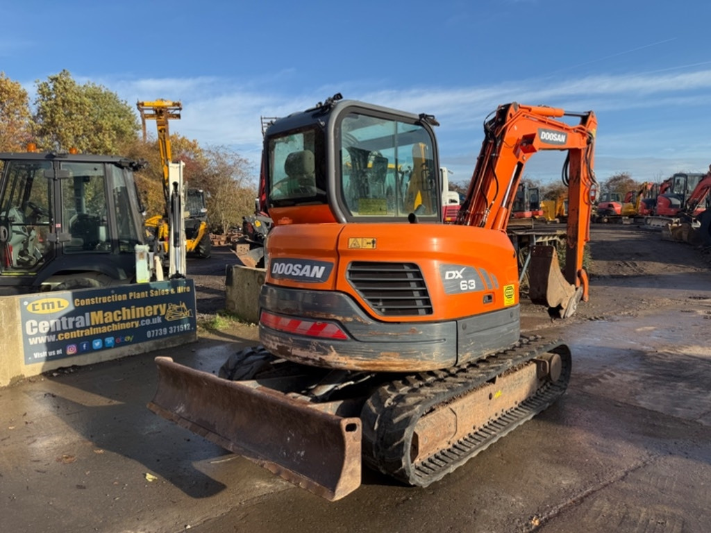 Doosan DX 63-3 - Мини-экскаватор: фото 4 Doosan DX 63-3 - Мини-экскаватор: фото 4