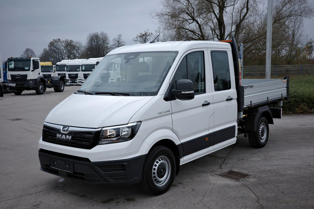 MAN TGE 3.140 L4 DoKa (3+4) 3-Seiten-Kipper - Малотоннажный самосвал, Грузопассажирский фургон: фото 1 MAN TGE 3.140 L4 DoKa (3+4) 3-Seiten-Kipper - Малотоннажный самосвал, Грузопассажирский фургон: фото 1