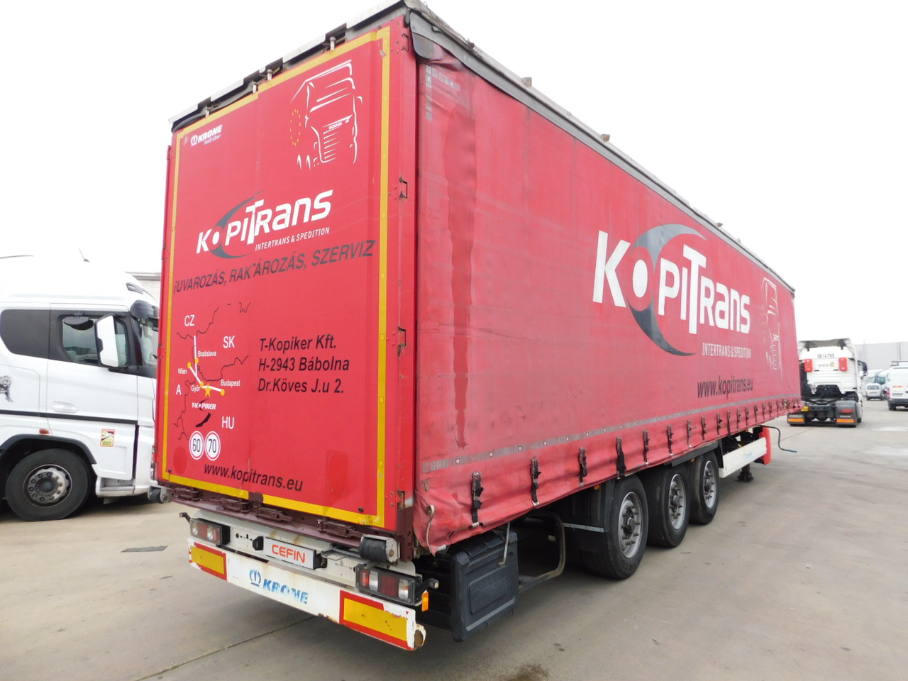 Krone Sd da06lnf - Тентованный полуприцеп: фото 3 Krone Sd da06lnf - Тентованный полуприцеп: фото 3