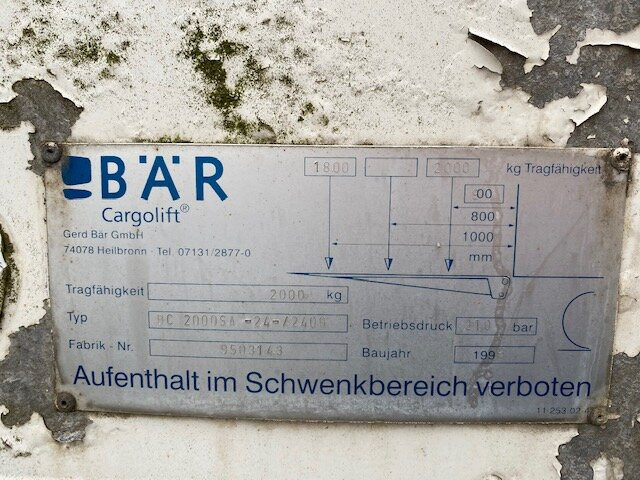 Andere KA 18 ROHR 2-A-Kühlanhänger, LBW - Прицеп-рефрижератор: фото 5 Andere KA 18 ROHR 2-A-Kühlanhänger, LBW - Прицеп-рефрижератор: фото 5