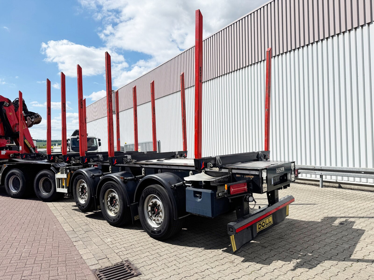 Полуприцеп лесовоз Doll LOGO H3L-14XL LOGO H3L-14XL, Liftachse, Nachlauflenkachse, teleskopierbar 9,4m-12,9: фото 9 Полуприцеп лесовоз Doll LOGO H3L-14XL LOGO H3L-14XL, Liftachse, Nachlauflenkachse, teleskopierbar 9,4m-12,9: фото 9