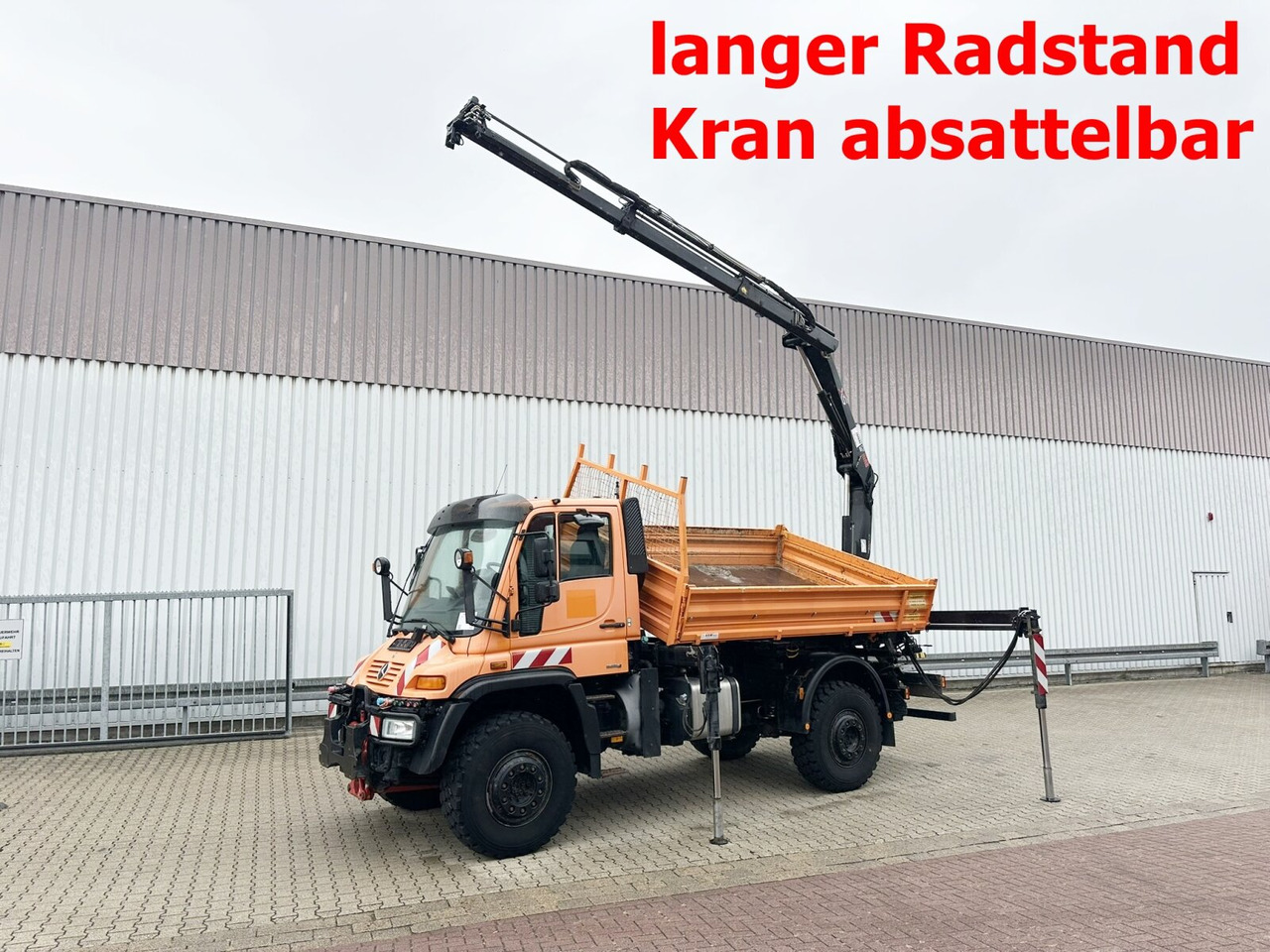 Unimog U500 4x4 U500 4x4 405/40 mit Heckkran Hiab 077-1 HiDuo, absattelbar, Funk - Коммерческий автомобиль: фото 1 Unimog U500 4x4 U500 4x4 405/40 mit Heckkran Hiab 077-1 HiDuo, absattelbar, Funk - Коммерческий автомобиль: фото 1