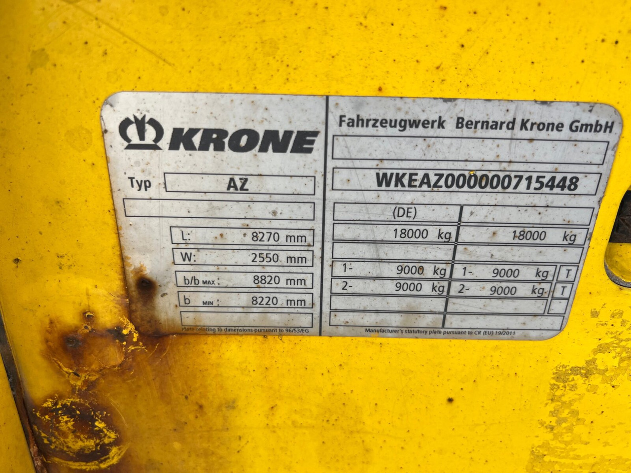 Krone AZP 18 AZP 18 - Прицеп бортовой/ Платформа: фото 5 Krone AZP 18 AZP 18 - Прицеп бортовой/ Платформа: фото 5