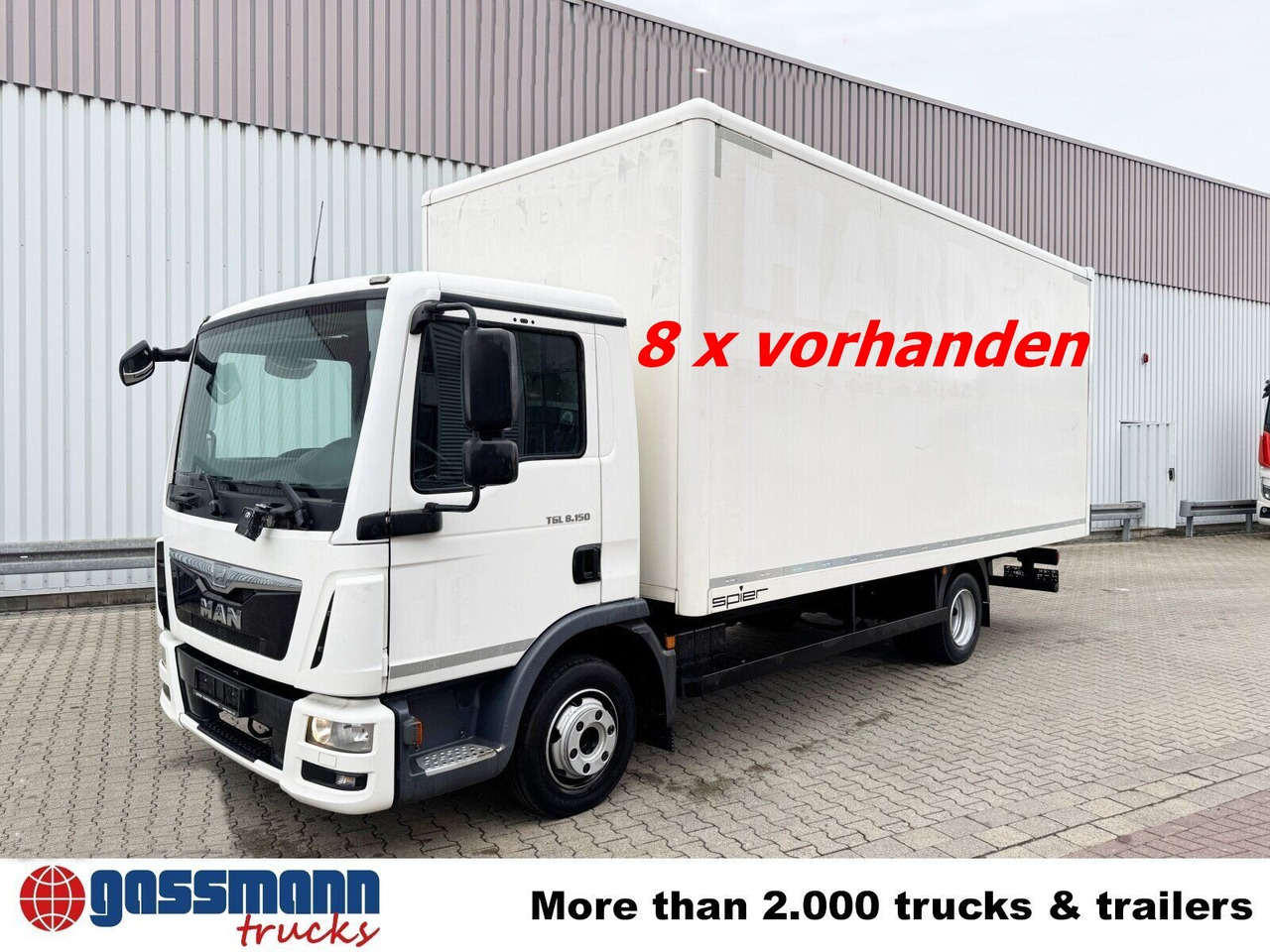 MAN TGL 8.150/180 4x2 BL TGL 8.150/180 4x2 BL, Möbelkoffer mit Rolltor - Грузовик с закрытым кузовом: фото 1 MAN TGL 8.150/180 4x2 BL TGL 8.150/180 4x2 BL, Möbelkoffer mit Rolltor - Грузовик с закрытым кузовом: фото 1