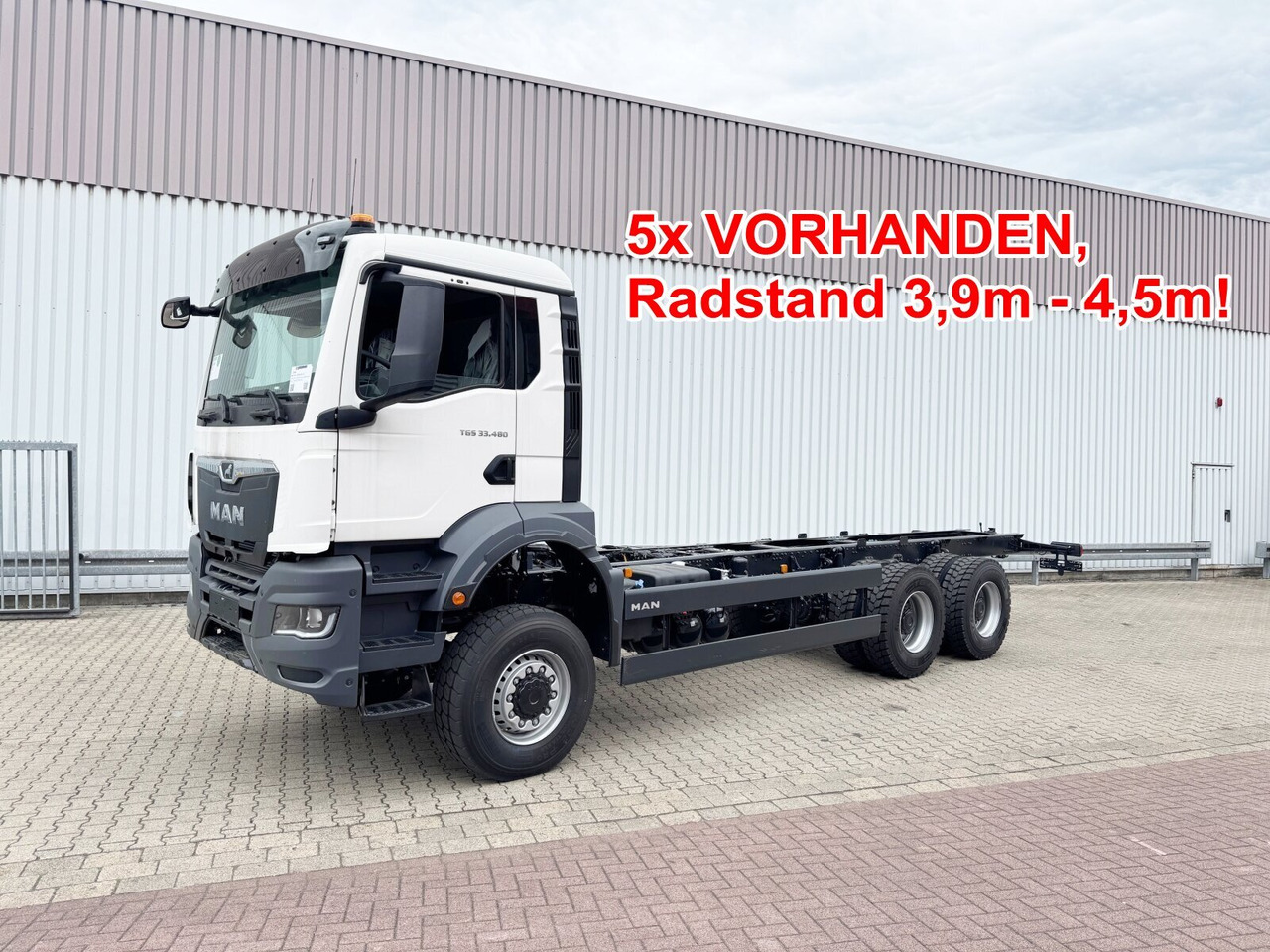 MAN TGS 33.480 6x6 BB CH TGS 33.480 6x6 BB CH, Hohe Bauart, Nebenantrieb - Грузовик-шасси: фото 1 MAN TGS 33.480 6x6 BB CH TGS 33.480 6x6 BB CH, Hohe Bauart, Nebenantrieb - Грузовик-шасси: фото 1