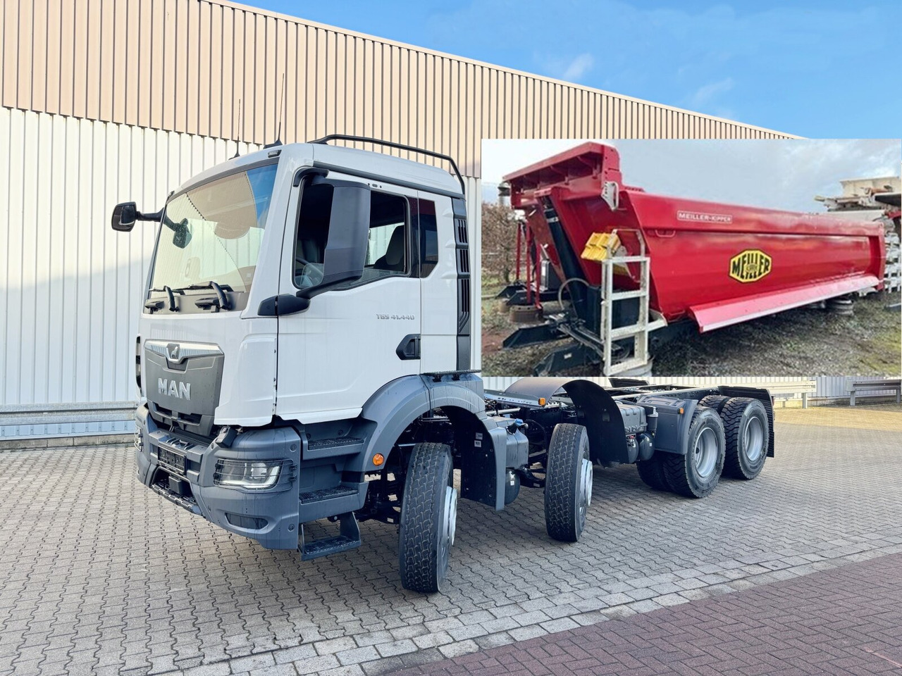 MAN TGS 41.440/480 8x4 BB TGS 41.440/480 8x4 BB, 5x VORHANDEN, Meiller Stahlmulde 18m³ - Внедорожный самосвал: фото 1 MAN TGS 41.440/480 8x4 BB TGS 41.440/480 8x4 BB, 5x VORHANDEN, Meiller Stahlmulde 18m³ - Внедорожный самосвал: фото 1