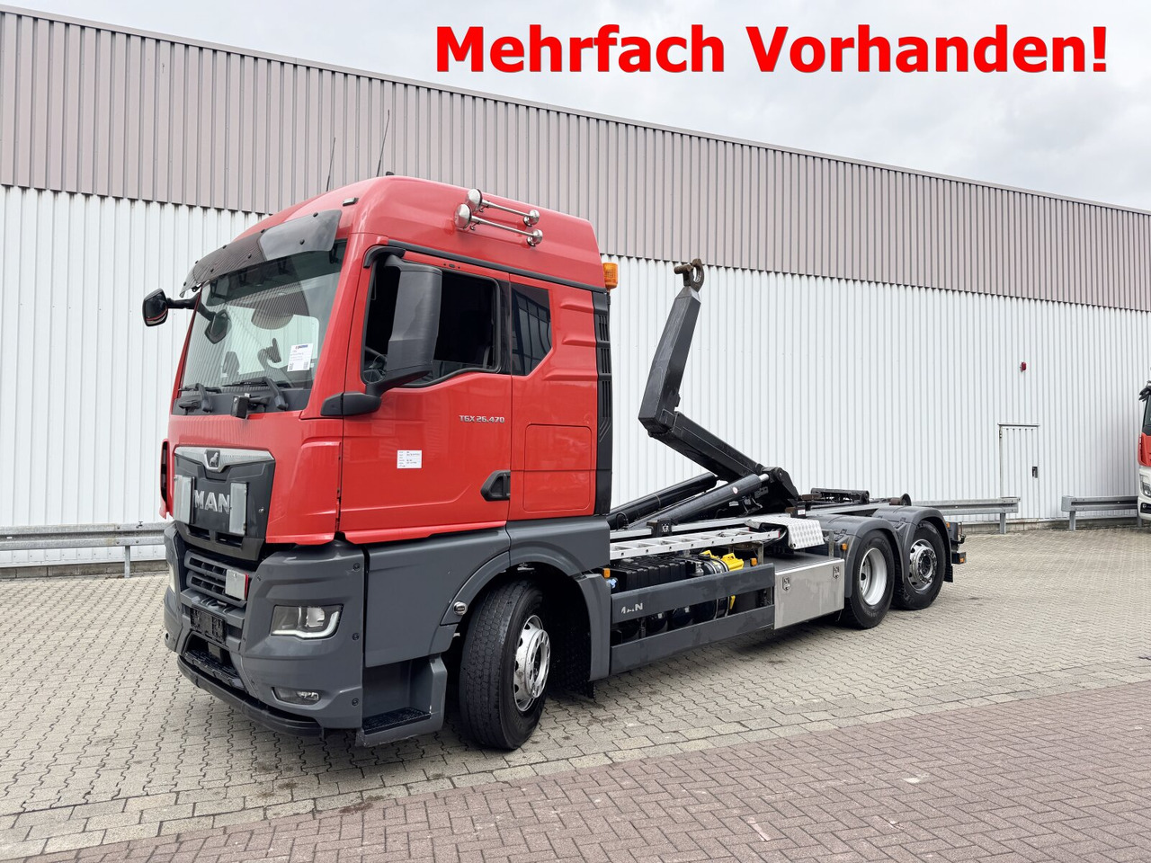MAN TGX 26.470 6X2-4 BL TGX 26.470 6X2-4 BL, VDL 21-S 6200 Abrollkipper bis 7 m, , Lenk-/Liftachse, XLX-Fahrerhaus, Funk - Крюковой мультилифт: фото 1 MAN TGX 26.470 6X2-4 BL TGX 26.470 6X2-4 BL, VDL 21-S 6200 Abrollkipper bis 7 m, , Lenk-/Liftachse, XLX-Fahrerhaus, Funk - Крюковой мультилифт: фото 1