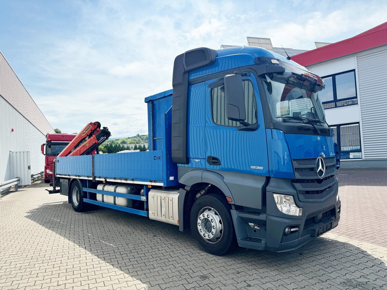 Автоманипулятор Mercedes-Benz Actros 1836 L 4x2 Actros 1836 L 4x2, Glastransporter, Heckkran Palfinger Pk 12002-EH, Funk: фото 9