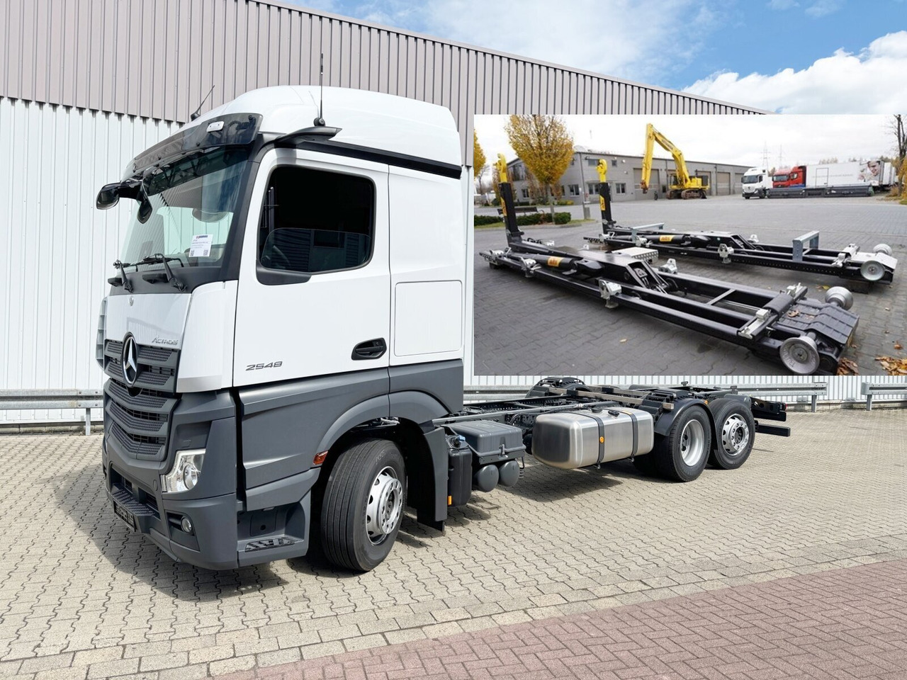 Mercedes-Benz Actros 2548 L 6x2 Actros 2548 L 6x2, Retarder, Lenk-/Liftachse, Navi, MirrorCam, MultimediaCockpit - Крюковой мультилифт: фото 1 Mercedes-Benz Actros 2548 L 6x2 Actros 2548 L 6x2, Retarder, Lenk-/Liftachse, Navi, MirrorCam, MultimediaCockpit - Крюковой мультилифт: фото 1