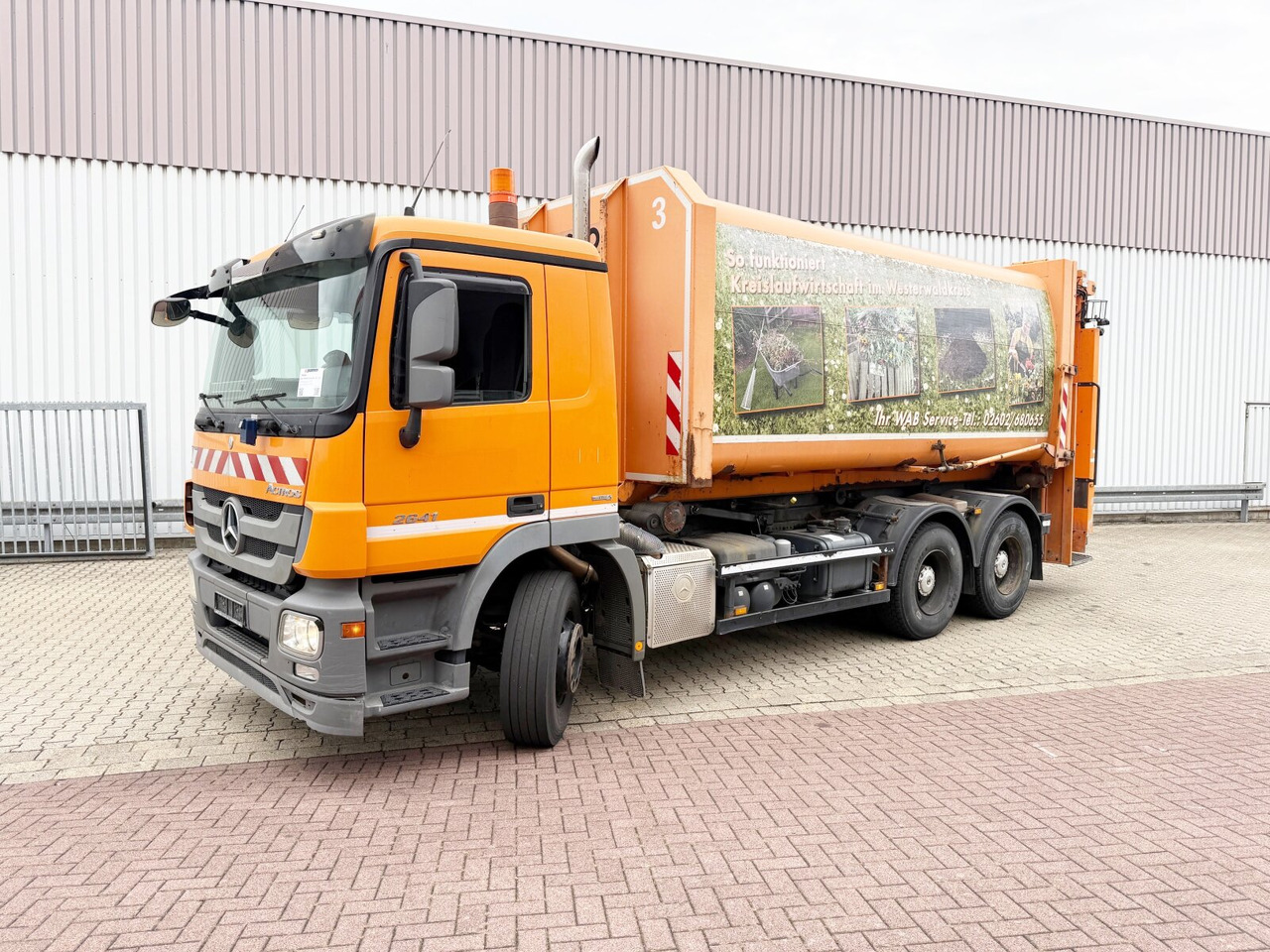 Mercedes-Benz Actros 2641/48 L 6x4 Actros 2641/48 L 6x4, Seilabroller, Haller Lotos, Zöller Schüttung - Мусоровоз: фото 1 Mercedes-Benz Actros 2641/48 L 6x4 Actros 2641/48 L 6x4, Seilabroller, Haller Lotos, Zöller Schüttung - Мусоровоз: фото 1
