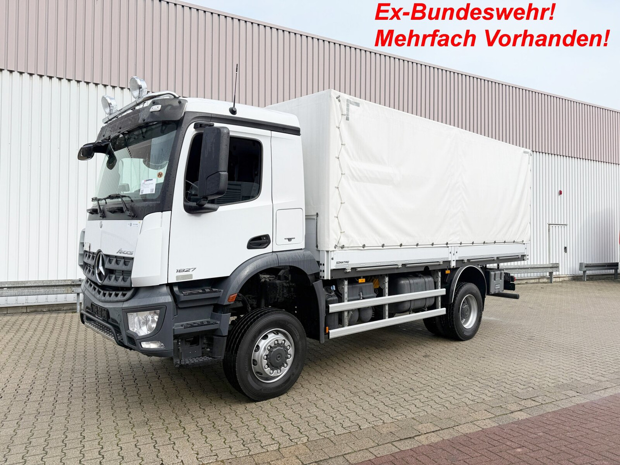 Mercedes-Benz Arocs 1827 A 4x4 Arocs 1827 A 4x4, Ex-! - Грузовик бортовой/ Платформа: фото 1 Mercedes-Benz Arocs 1827 A 4x4 Arocs 1827 A 4x4, Ex-! - Грузовик бортовой/ Платформа: фото 1