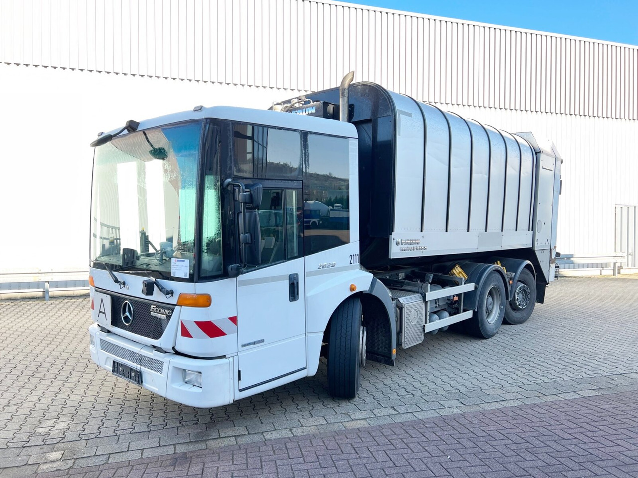 Mercedes-Benz Econic 2629 LL 6x2/4 NLA Econic 2629 LL 6x2/4 NLA, EEV, Lenkachse, FAUN Rotopress 520 L, Zöller-Schüttung - Мусоровоз: фото 1 Mercedes-Benz Econic 2629 LL 6x2/4 NLA Econic 2629 LL 6x2/4 NLA, EEV, Lenkachse, FAUN Rotopress 520 L, Zöller-Schüttung - Мусоровоз: фото 1