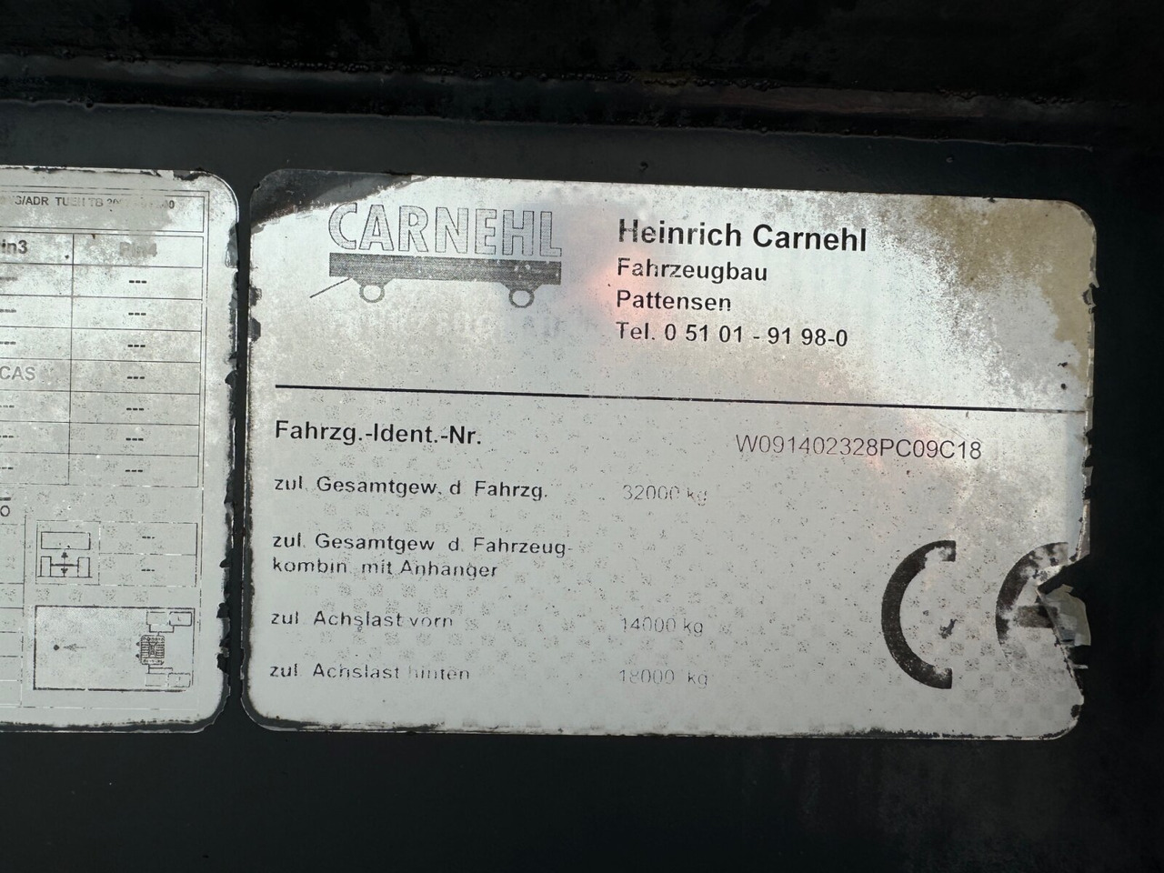 Carnehl CHKS/HH CHKS/HH, Stahlmulde ca. 25m³ - Полуприцеп: фото 2 Carnehl CHKS/HH CHKS/HH, Stahlmulde ca. 25m³ - Полуприцеп: фото 2