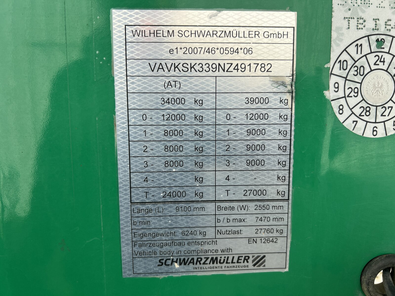 Schwarzmüller K-Serie Kippauflieger K-Serie Kippauflieger, Hardoxmulde ca. 25m³, 2x Liftachse в лизинг Schwarzmüller K-Serie Kippauflieger K-Serie Kippauflieger, Hardoxmulde ca. 25m³, 2x Liftachse: фото 11