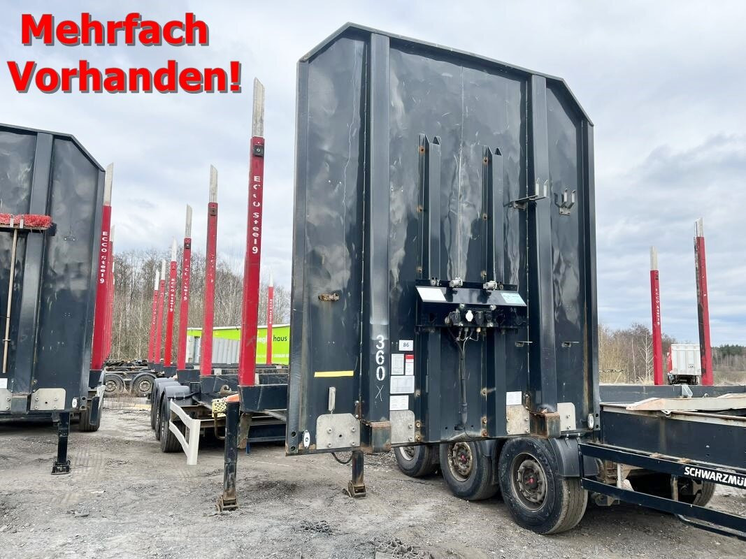 Полуприцеп лесовоз Schwarzmüller 3-Achs Holzauflieger 3-Achs Holzauflieger, Liftachse, MEHRFACH VORHANDEN!: фото 1