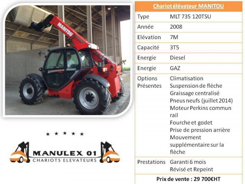 Manitou MLT735 120LSU Turbo - Телескопический погрузчик: фото 2 Manitou MLT735 120LSU Turbo - Телескопический погрузчик: фото 2
