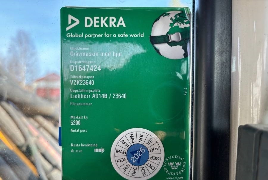 Колёсный экскаватор Liebherr A 914 Litronic A2-PL Tiltrotator 30Km/h: фото 21 Колёсный экскаватор Liebherr A 914 Litronic A2-PL Tiltrotator 30Km/h: фото 21