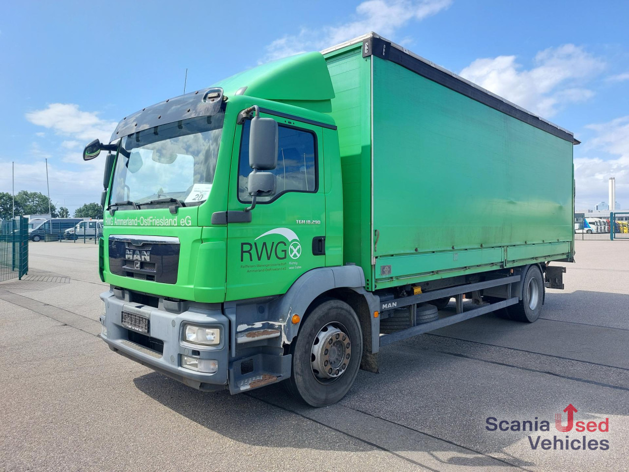 MAN TGM 18.290 LKW Plane, Spriegel +Boardwand+ LBW 1,5 - Тентованный грузовик: фото 1 MAN TGM 18.290 LKW Plane, Spriegel +Boardwand+ LBW 1,5 - Тентованный грузовик: фото 1