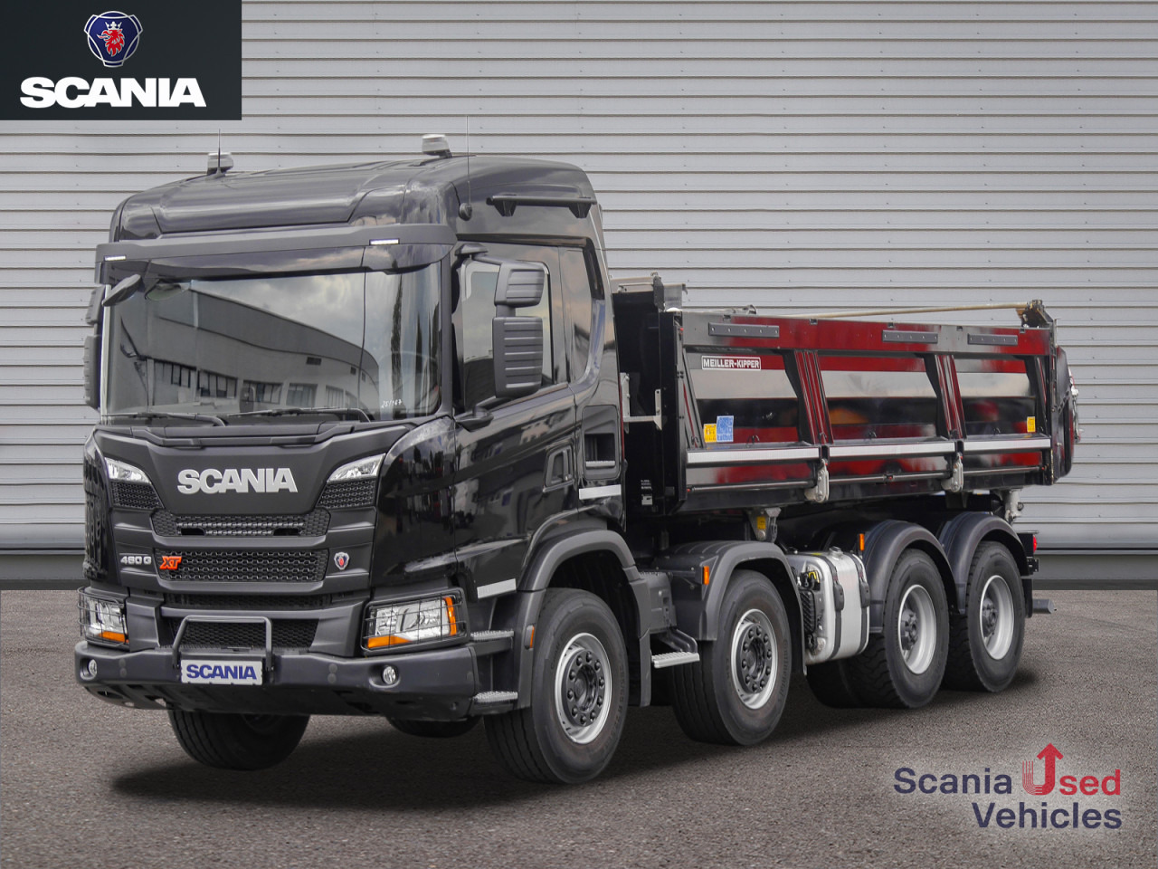 SCANIA G 460 B8x4HZ XT - Meiller D421 / Bordmatik - - Самосвал: фото 1 SCANIA G 460 B8x4HZ XT - Meiller D421 / Bordmatik - - Самосвал: фото 1
