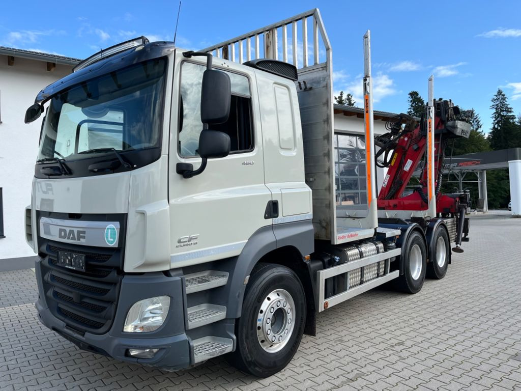 DAF CF 460 6x4 mit Riedler Holzaufb. Penz Kran 12Z DAF CF 460 6x4 mit Riedler Holzaufb. Penz Kran 12Z - Лесовоз, Автоманипулятор: фото 4 DAF CF 460 6x4 mit Riedler Holzaufb. Penz Kran 12Z DAF CF 460 6x4 mit Riedler Holzaufb. Penz Kran 12Z - Лесовоз, Автоманипулятор: фото 4