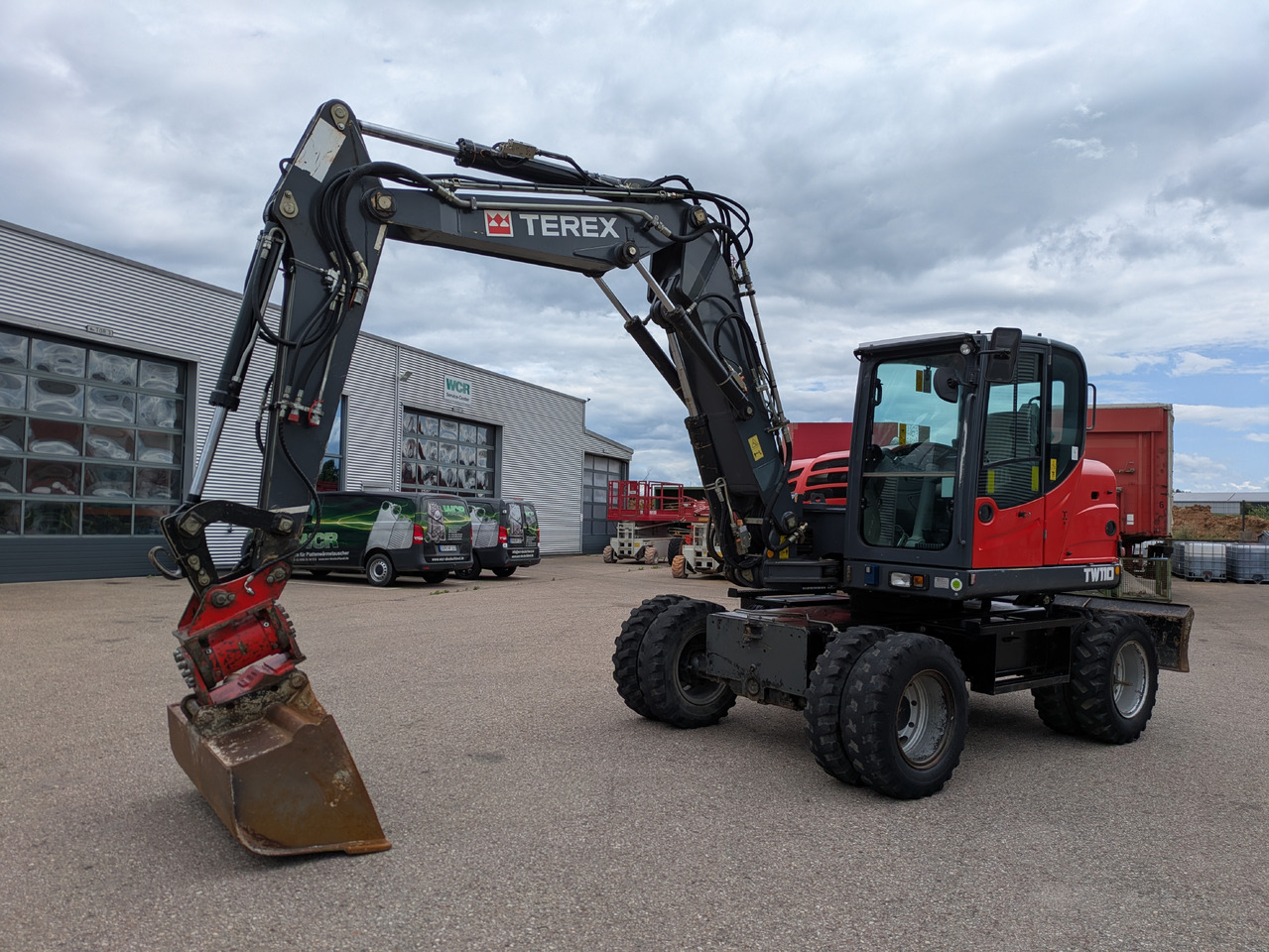 TEREX TW110 Mobilbagger Powertilt Rußpartikelfilter - Колёсный экскаватор: фото 1 TEREX TW110 Mobilbagger Powertilt Rußpartikelfilter - Колёсный экскаватор: фото 1