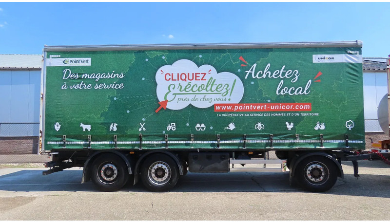 Lecitrailer 27000 kg!   Liftaxel, 3 axel BPW, Edscha - Тентованный прицеп: фото 1 Lecitrailer 27000 kg!   Liftaxel, 3 axel BPW, Edscha - Тентованный прицеп: фото 1