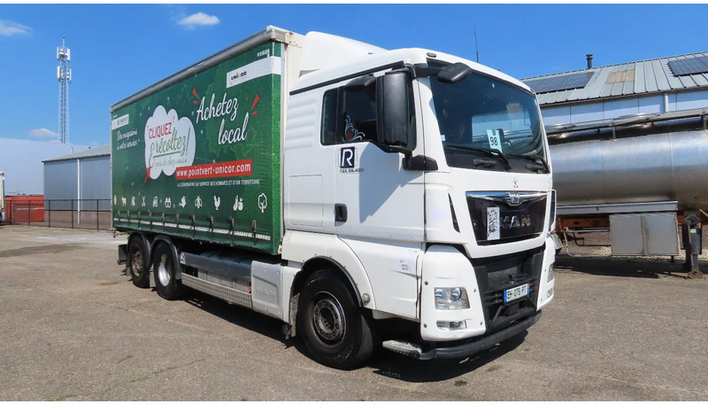 MAN TGX 18.480 446577 KM! RETARDER+ liftaxel + moving axel - Тентованный грузовик: фото 1 MAN TGX 18.480 446577 KM! RETARDER+ liftaxel + moving axel - Тентованный грузовик: фото 1