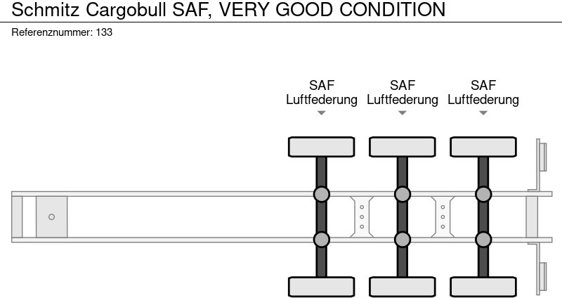 Тентованный полуприцеп Schmitz Cargobull SAF, VERY GOOD CONDITION: фото 14