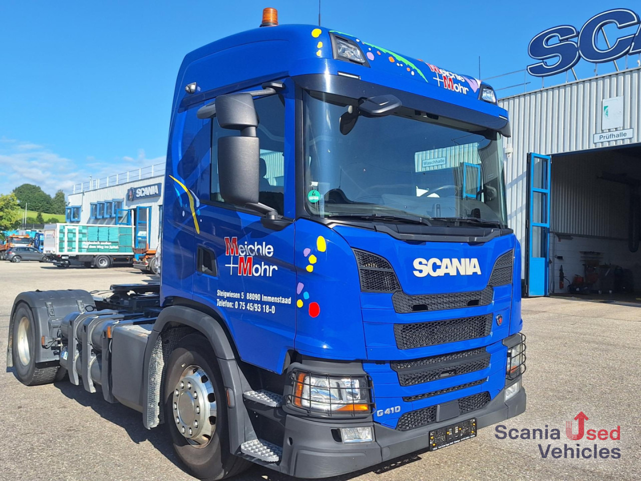 Тягач SCANIA G 410 A4x2NA CNG Kipphydraulik !!: фото 8
