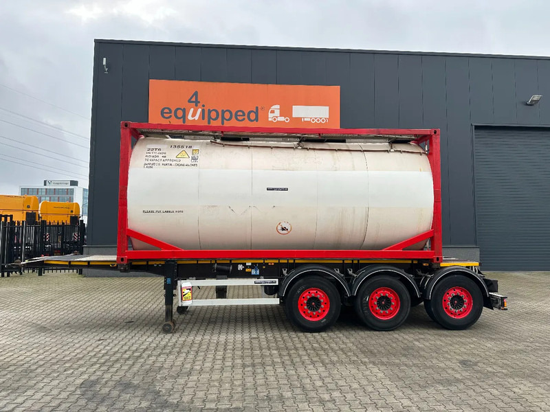 Burg 20FT ADR (EX/II, EX/III, FL, AT) Chassis + Tankcontainer 26.000L /3 baffels - Полуприцеп-цистерна: фото 2 Burg 20FT ADR (EX/II, EX/III, FL, AT) Chassis + Tankcontainer 26.000L /3 baffels - Полуприцеп-цистерна: фото 2