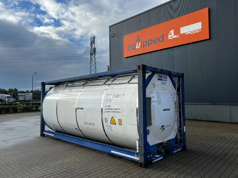 CIMC 20FT ISO, 25.070L/1-COMP/3 BAFFELS/4 manholes, ADR valid until 01/2027 - Резервуар для хранения: фото 4 CIMC 20FT ISO, 25.070L/1-COMP/3 BAFFELS/4 manholes, ADR valid until 01/2027 - Резервуар для хранения: фото 4