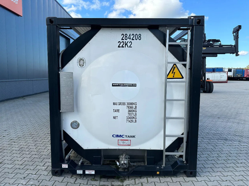 Новый Танк-контейнер CIMC NEW / UNUSED,  for  FOOD STUFF or CHEMICAL, 20FT ISO,  25.030L, L4BN, UN Portable, T11, test: 1-2027: фото 6 Новый Танк-контейнер CIMC NEW / UNUSED,  for  FOOD STUFF or CHEMICAL, 20FT ISO,  25.030L, L4BN, UN Portable, T11, test: 1-2027: фото 6