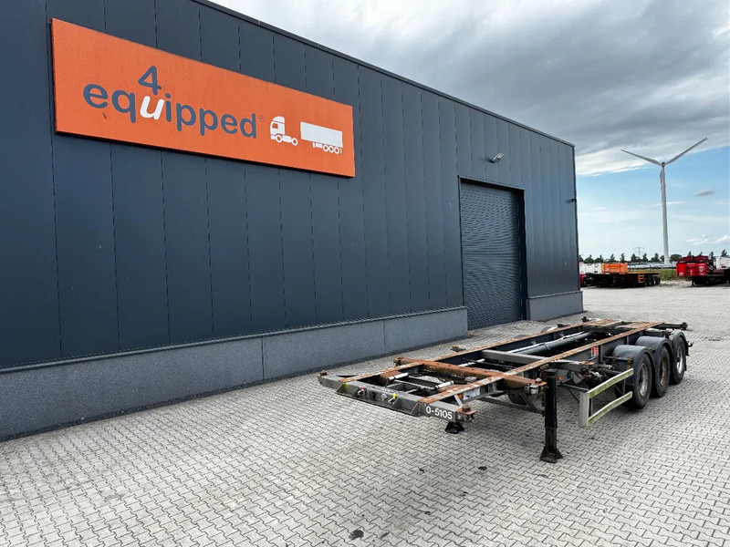 DESOT nice 20FT/30FT ADR-Chassis for SMALL PRICE, liftaxle, 5 twistlocks arms - Полуприцеп-контейнеровоз/ Сменный кузов: фото 1 DESOT nice 20FT/30FT ADR-Chassis for SMALL PRICE, liftaxle, 5 twistlocks arms - Полуприцеп-контейнеровоз/ Сменный кузов: фото 1