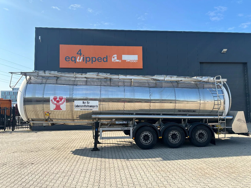 Feldbinder FOOD / LEVENSMIDDELEN / LEBENSMITTEL / 33.500L / 3-COMP / PUMP / NL-trailer / APK: 05-2026 - Полуприцеп-цистерна: фото 2 Feldbinder FOOD / LEVENSMIDDELEN / LEBENSMITTEL / 33.500L / 3-COMP / PUMP / NL-trailer / APK: 05-2026 - Полуприцеп-цистерна: фото 2