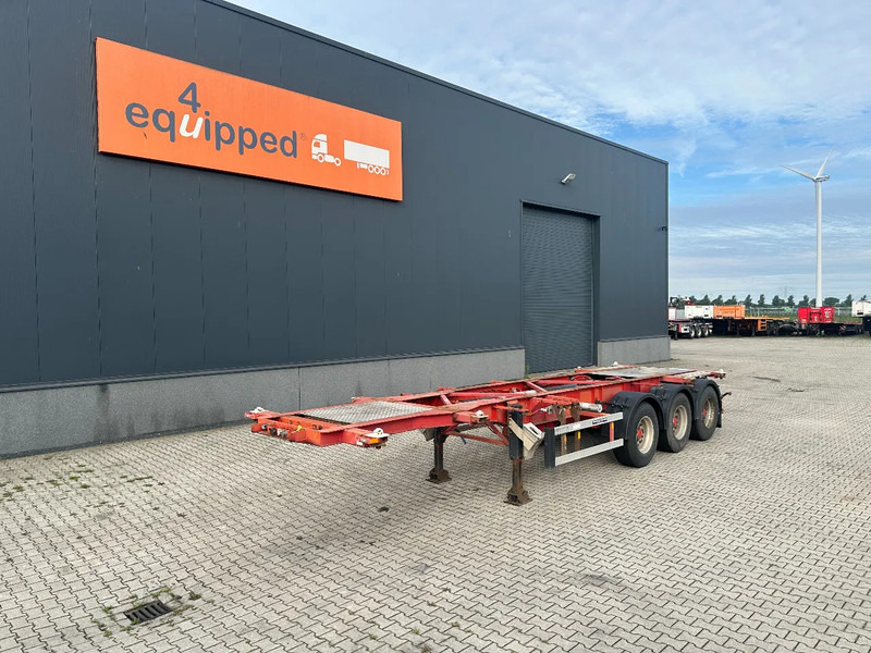 Groenewegen 20FT/30FT, ROR+drum, ALCOA, NL-Chassis, APK: 04/2026 - Полуприцеп-контейнеровоз/ Сменный кузов: фото 1 Groenewegen 20FT/30FT, ROR+drum, ALCOA, NL-Chassis, APK: 04/2026 - Полуприцеп-контейнеровоз/ Сменный кузов: фото 1