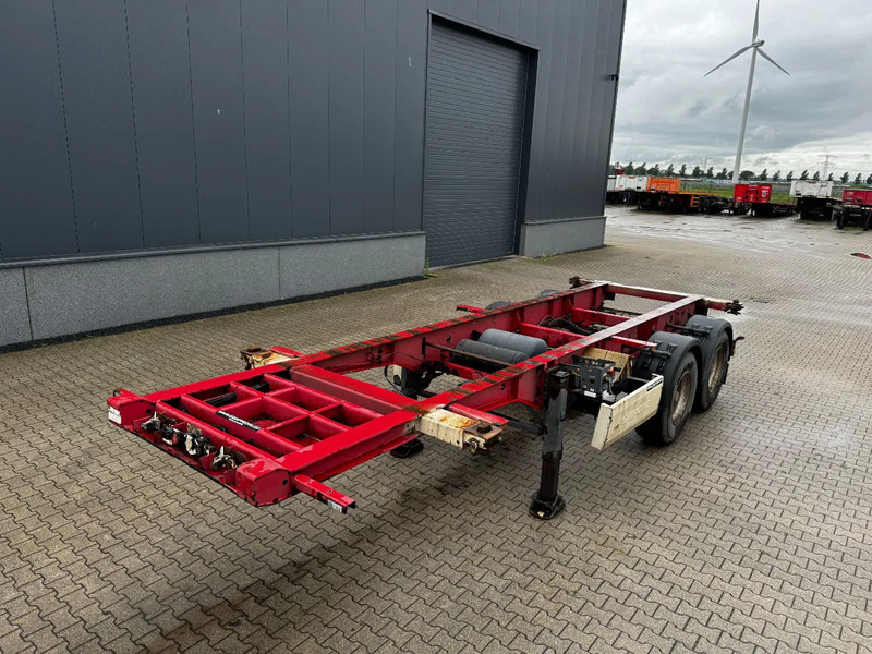 Krone 2-assig 20FT chassis, BPW + trommel, luchtvering, leeggewicht: 3.180kg - Полуприцеп-контейнеровоз/ Сменный кузов: фото 5 Krone 2-assig 20FT chassis, BPW + trommel, luchtvering, leeggewicht: 3.180kg - Полуприцеп-контейнеровоз/ Сменный кузов: фото 5