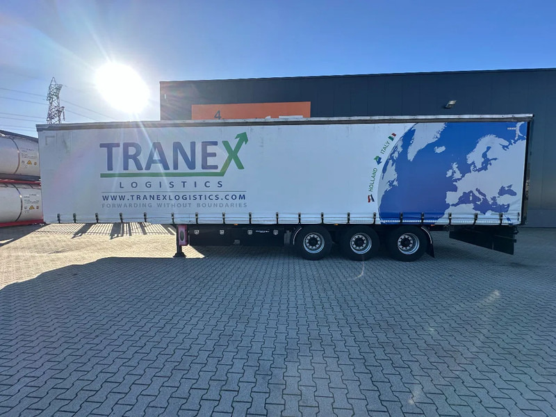 Krone BPW + Trommelbremsen / Innenhöhe 2.75m / Rungtasschen / NL-Auflieger - Тентованный полуприцеп: фото 2 Krone BPW + Trommelbremsen / Innenhöhe 2.75m / Rungtasschen / NL-Auflieger - Тентованный полуприцеп: фото 2