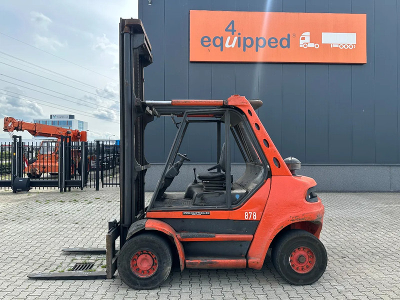 Linde H80D-03 FORKLIFT, 8000KG, duplex, 6 cil. Deutz diesel, 12.200hrs, - Дизельный погрузчик: фото 3 Linde H80D-03 FORKLIFT, 8000KG, duplex, 6 cil. Deutz diesel, 12.200hrs, - Дизельный погрузчик: фото 3