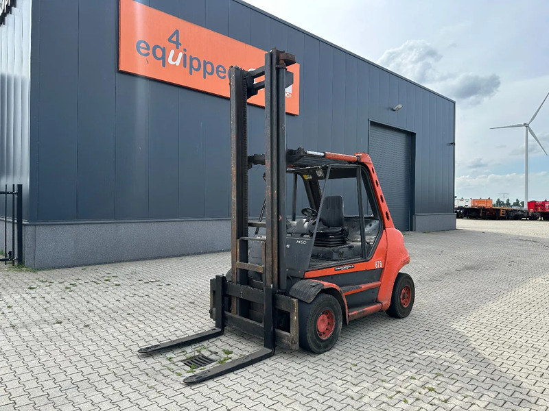 Linde H80D-03 FORKLIFT, 8000KG, duplex, 6 cil. Deutz diesel, 12.200hrs, - Дизельный погрузчик: фото 1 Linde H80D-03 FORKLIFT, 8000KG, duplex, 6 cil. Deutz diesel, 12.200hrs, - Дизельный погрузчик: фото 1