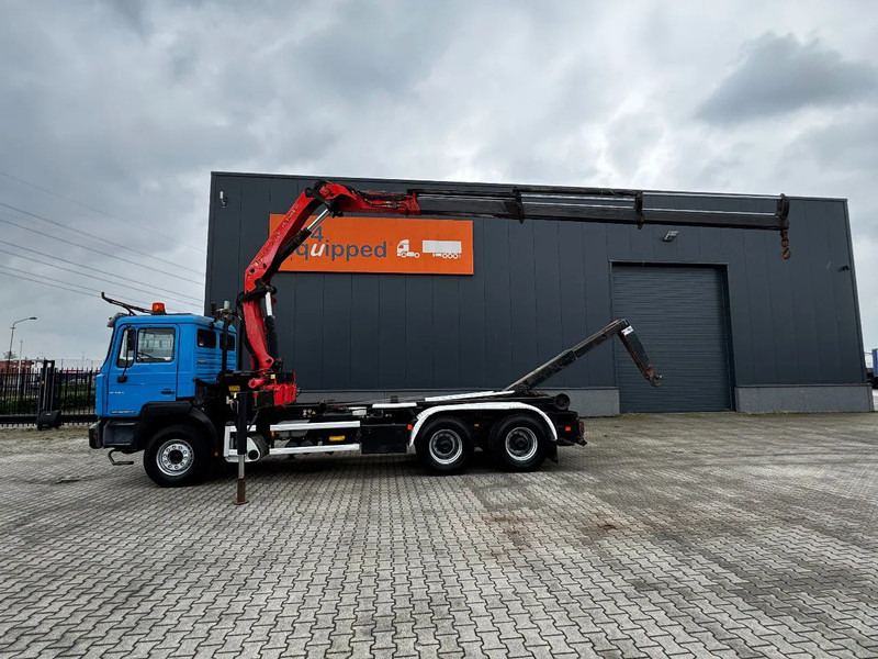 MAN FE 410A, 6x4, EURO-2, Palfinger 17000 Crane + VDL HOOK, full spring, manual gearbox, MOT 9/2025 - Крюковой мультилифт, Автоманипулятор: фото 2 MAN FE 410A, 6x4, EURO-2, Palfinger 17000 Crane + VDL HOOK, full spring, manual gearbox, MOT 9/2025 - Крюковой мультилифт, Автоманипулятор: фото 2