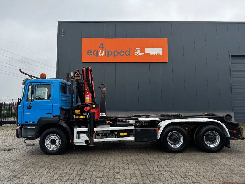 MAN FE 410A, 6x4, EURO 2, Palfinger PK17000 Crane + VDL HOOK, full spring, manual gearbox, MOT 9/2025 - Крюковой мультилифт, Автоманипулятор: фото 4 MAN FE 410A, 6x4, EURO 2, Palfinger PK17000 Crane + VDL HOOK, full spring, manual gearbox, MOT 9/2025 - Крюковой мультилифт, Автоманипулятор: фото 4